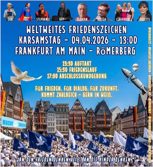 04.04. | Weltweites Friedenszeichen | FFM