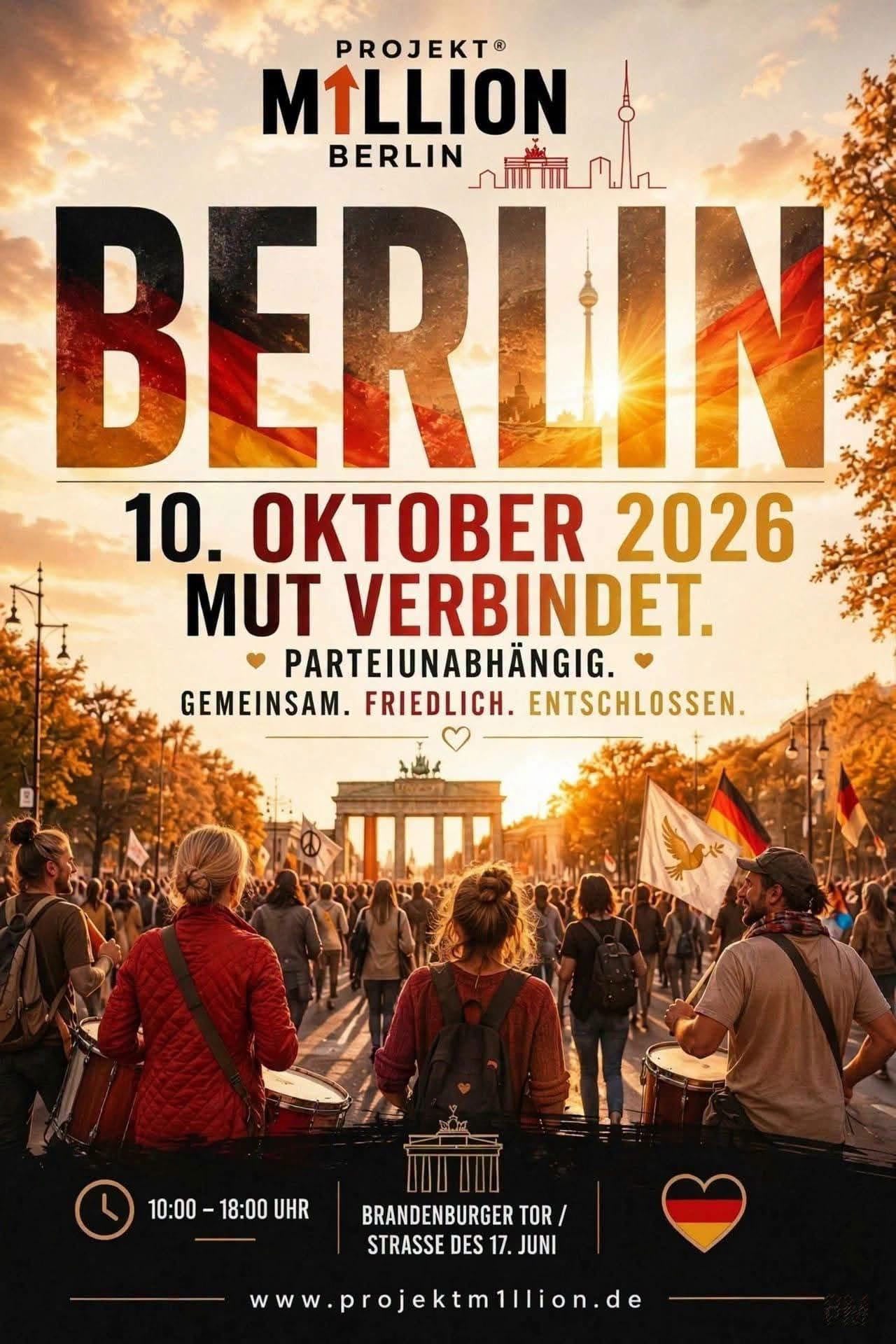 Projekt M1llion | 10.10. | Berlin