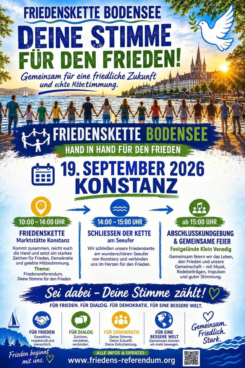 Friedenskette | 19.09.| Bodensee/Konstanz