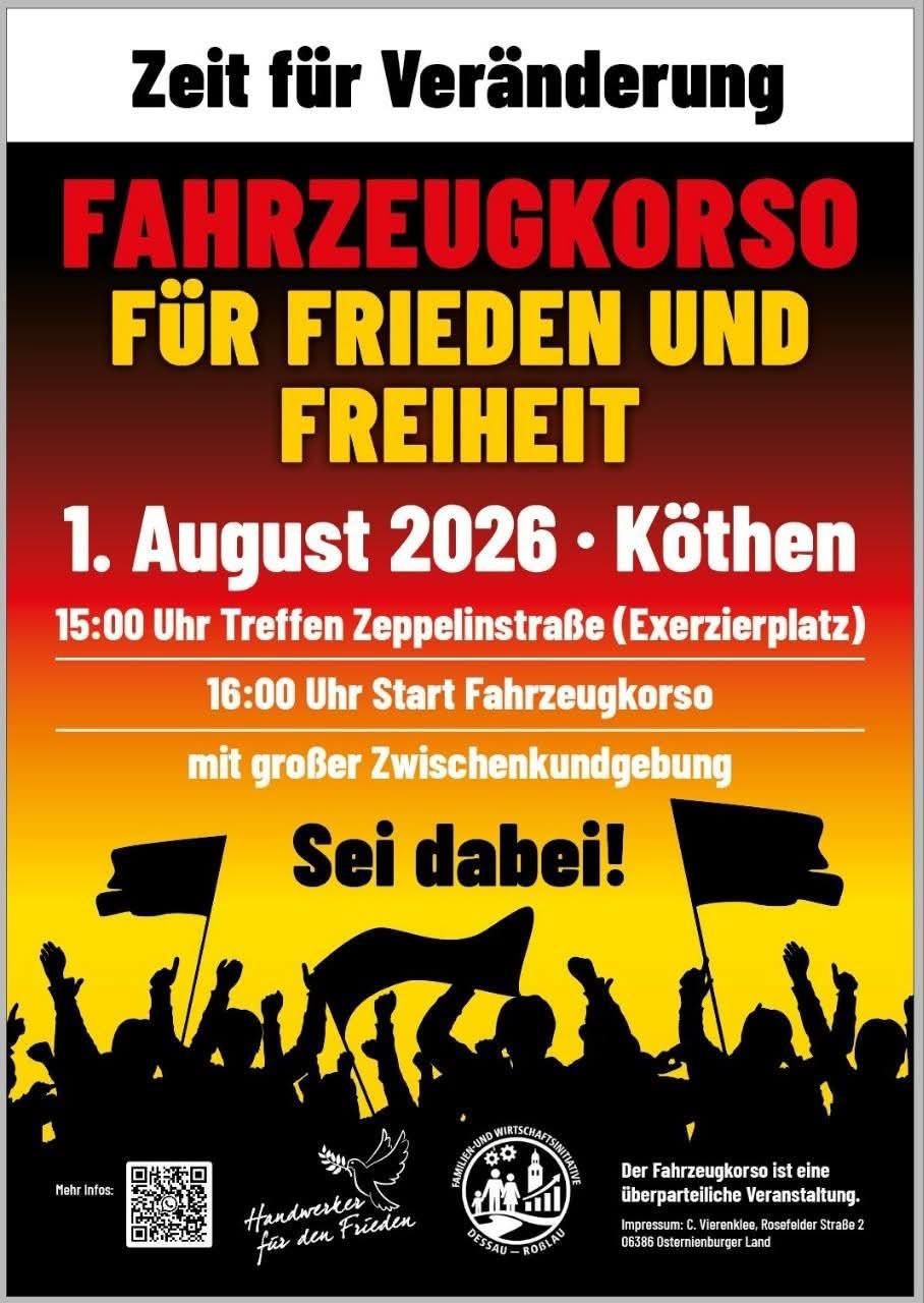Fahrzeugkorso | 01.08. | Köthen