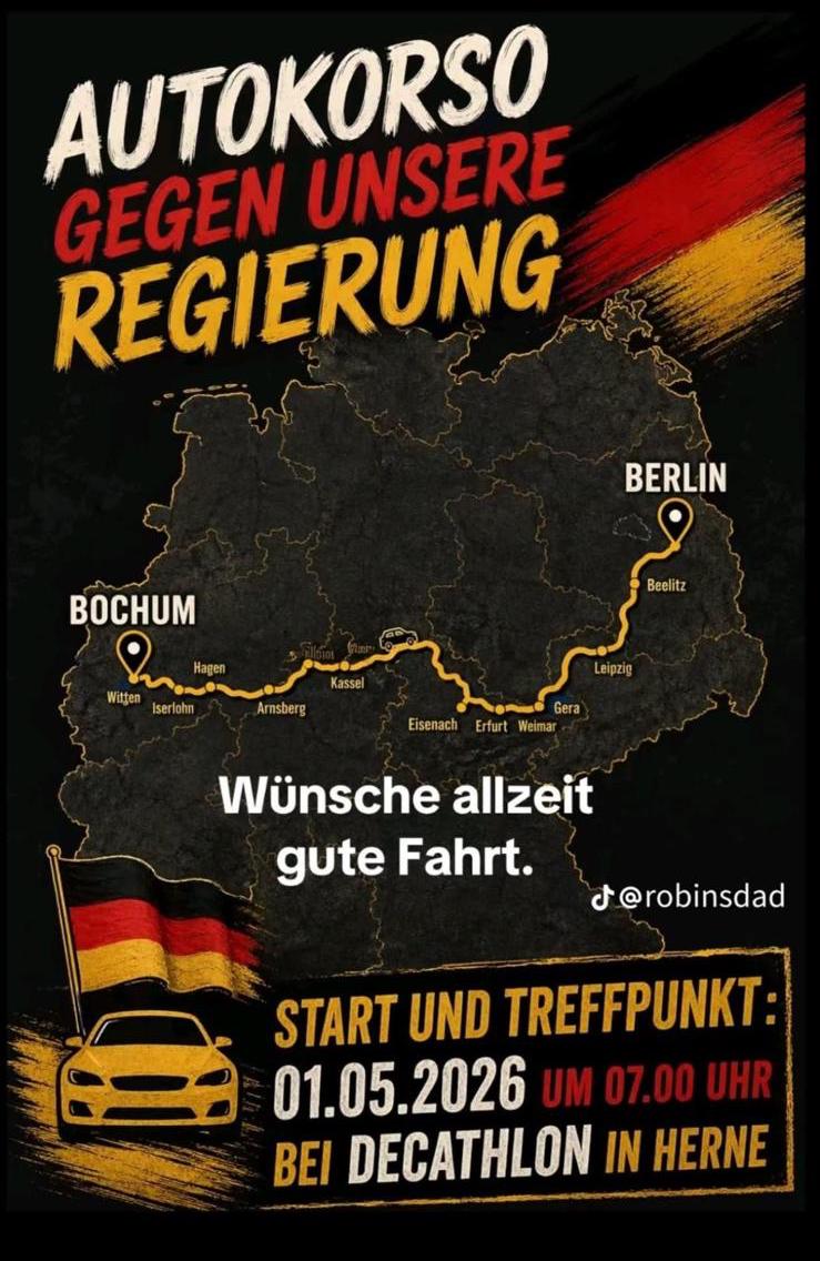 Autokorso | 01.05. | Bochum-Berlin