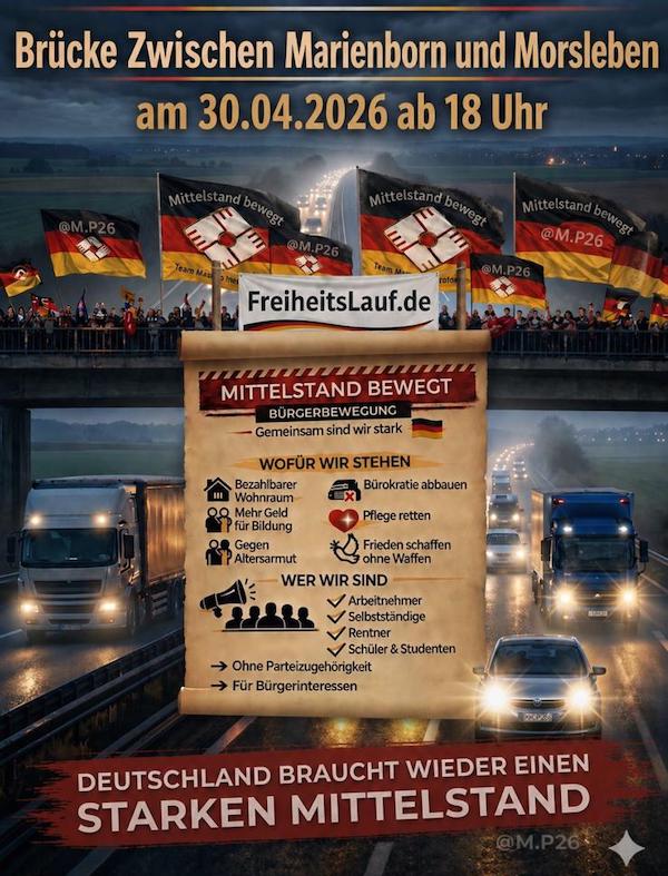 Brückenprotest | 30.04. | Marienborn Morsleben