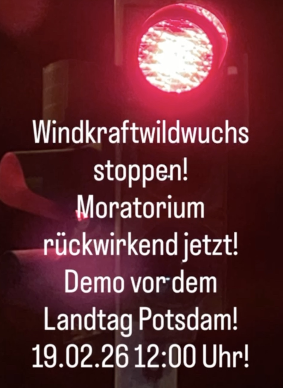 19.02. | Windkraftwildwuchs stoppen | Potsdam