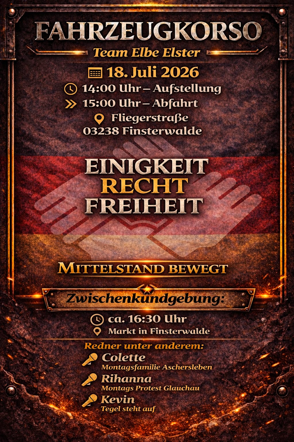 Fahrzeugkorso | 18.07. | Finsterwalde