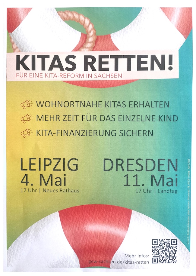 Kitas retten | 04.05. | Leipzig