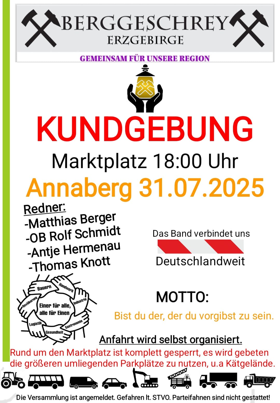 Kundgebung Annaberg 31.07.2025