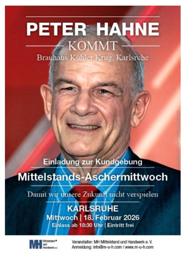 Peter Hahne | 18.02. | Karlsruhe 