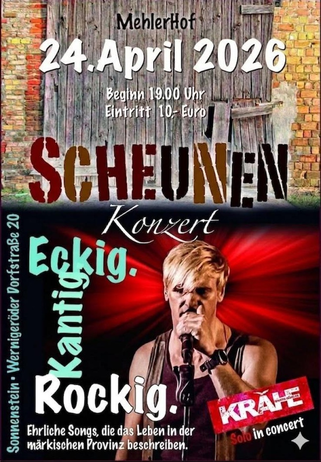 Scheunen-Konzert | 24.04. | Wernigerode