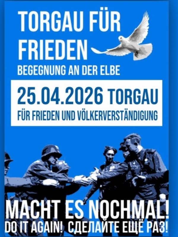 25.04. | Torgau für Frieden | An der Elbe