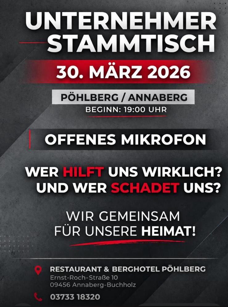 Unternehmerstammtisch | 30.03 | Annaberg